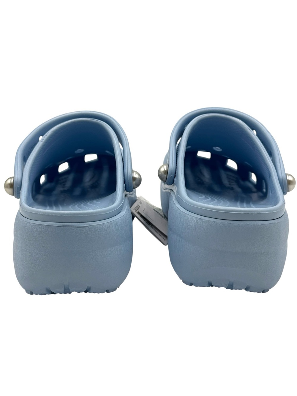 NWT Crocs Classic Platform Pearl Clogs Women’s Size 9 - Picture 4 of 16